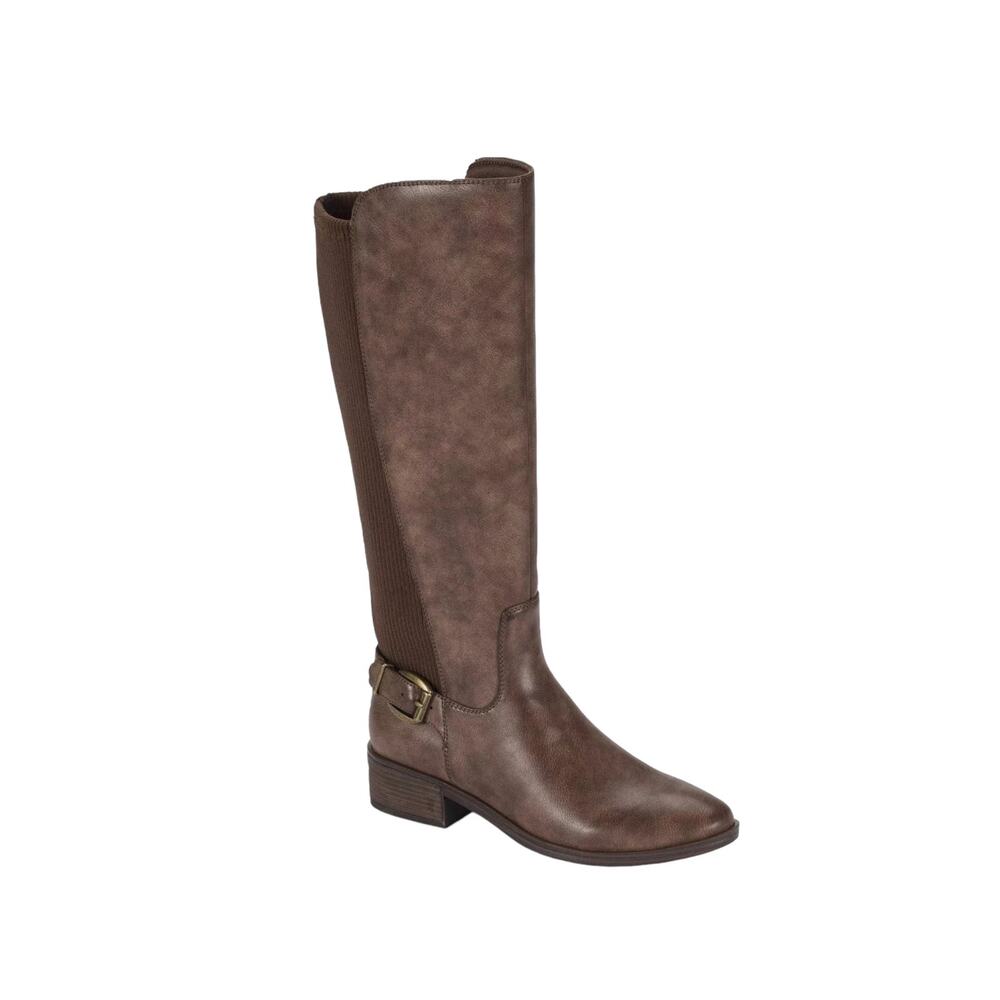 Baretraps Women's Mckayla Wide Calf Tall Riding Boots Brown Size 5 1/2